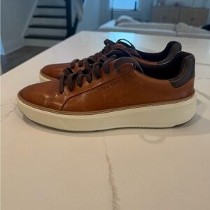 Cole Haan Men's Tan Leather Sneakers